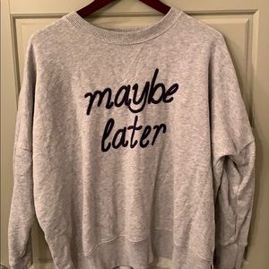 Oversized pull over